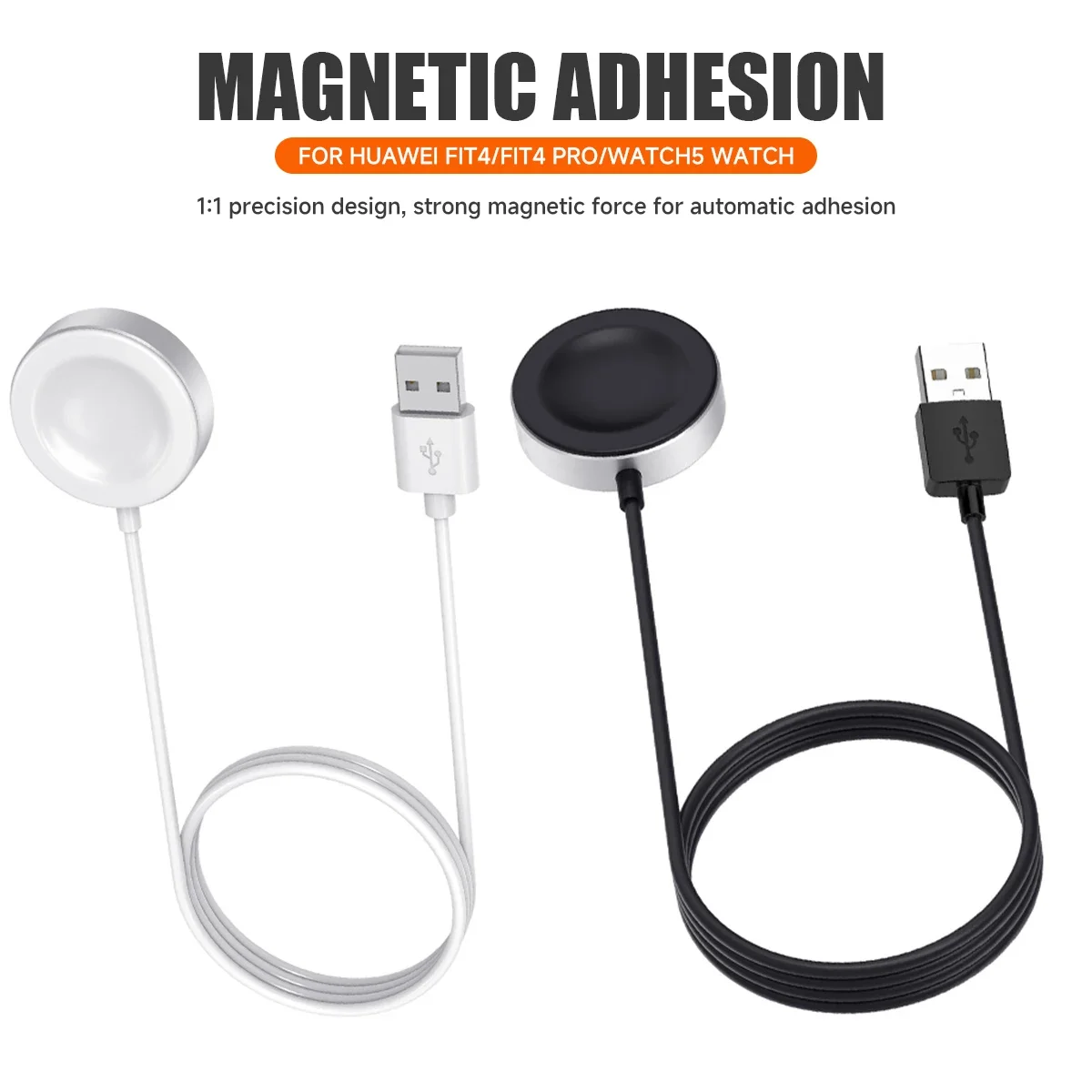 Magnetic Wireless Charging Cable with Metal Base