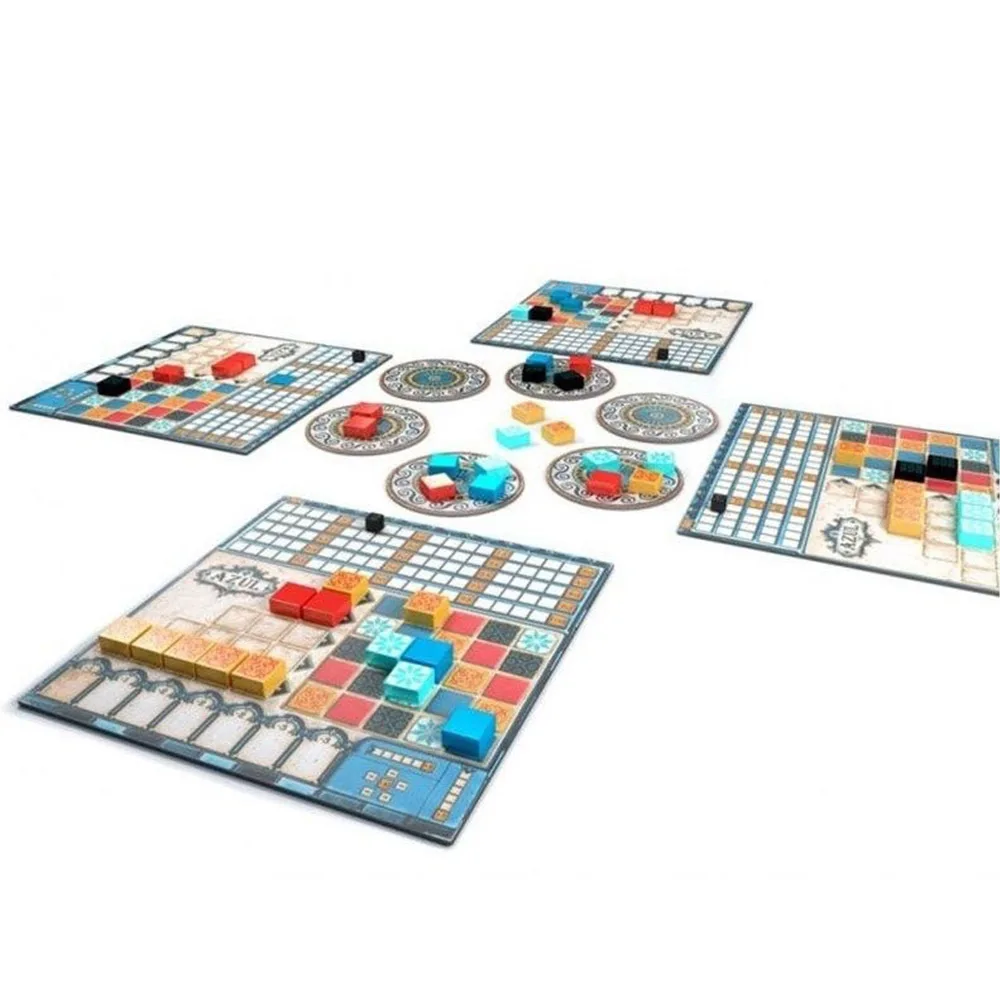 Color Brick Master AZUL English Version Flower Brick Story Chess and Card Desktop Children's Parent Child Puzzle Game 4