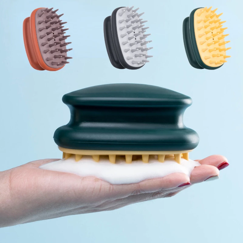 

Silicone Head Scalp Massage Combs Hair Washing Comb Shampoo Bath SPA Relax Shower Brush Relieve Fatigue Head Massage Tool