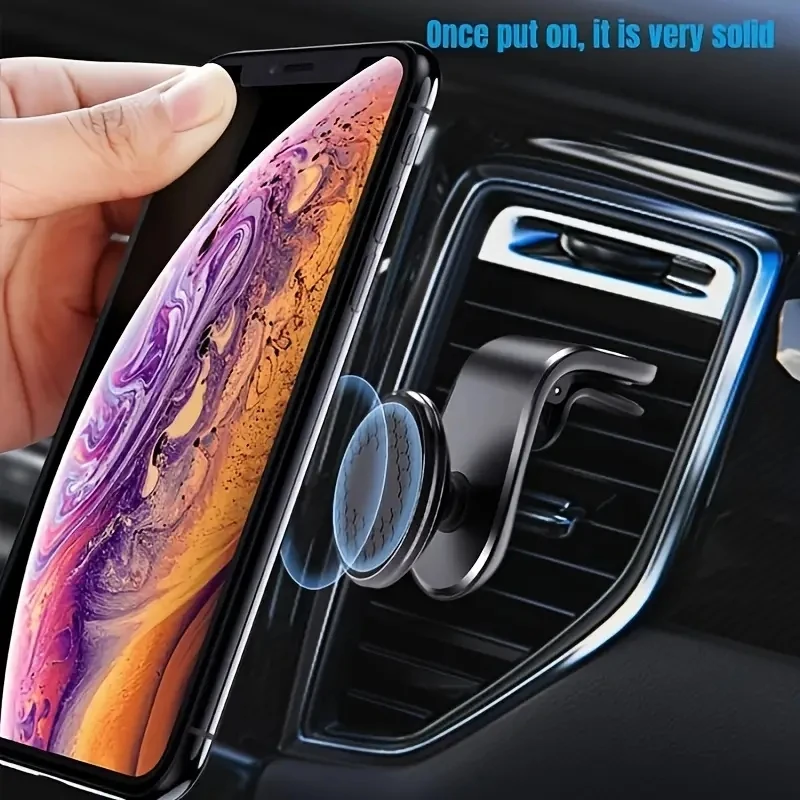 

Magnetic Car Phone Holder Air Vent Mount Magnet Stand Cell GPS Support In Car For iPhone 15 14 13 12 11 Xiaomi Samsung