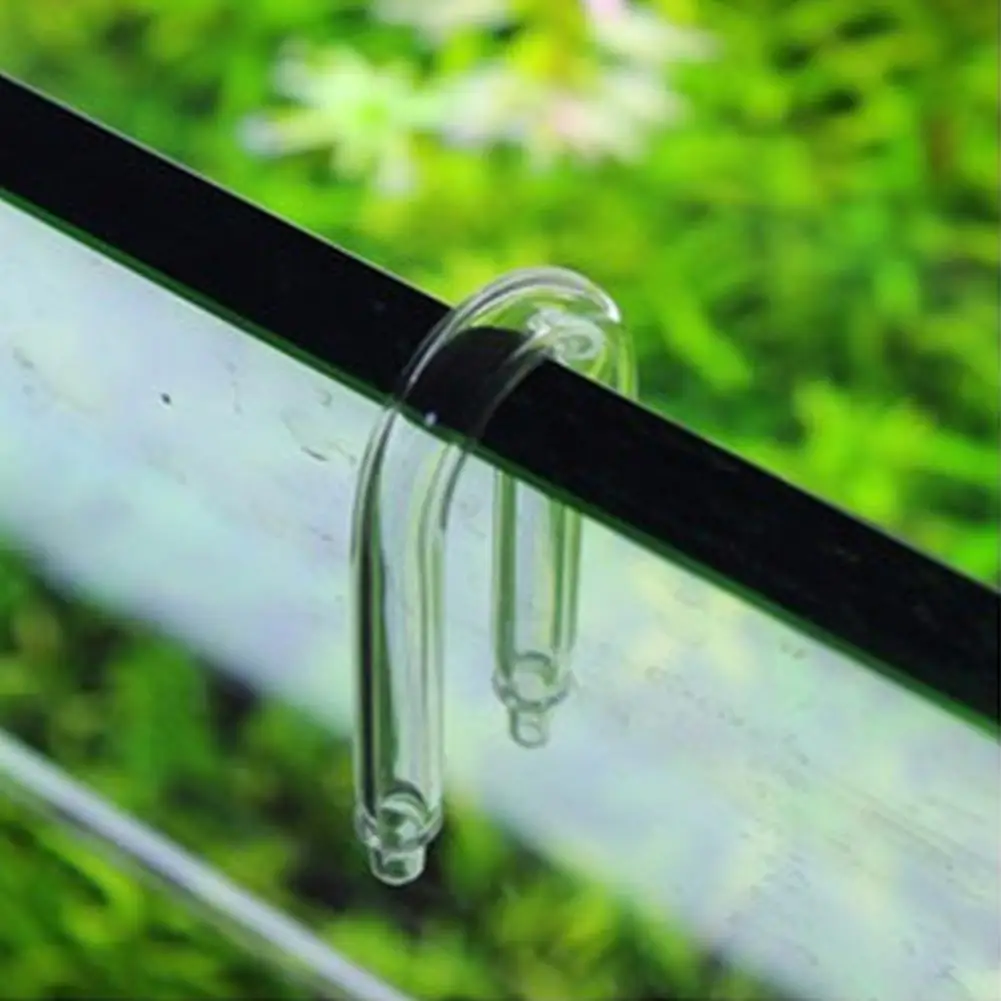 1PCSDurableUShapedGlassTubeAquariumCO2DiffuserCheckValveFish