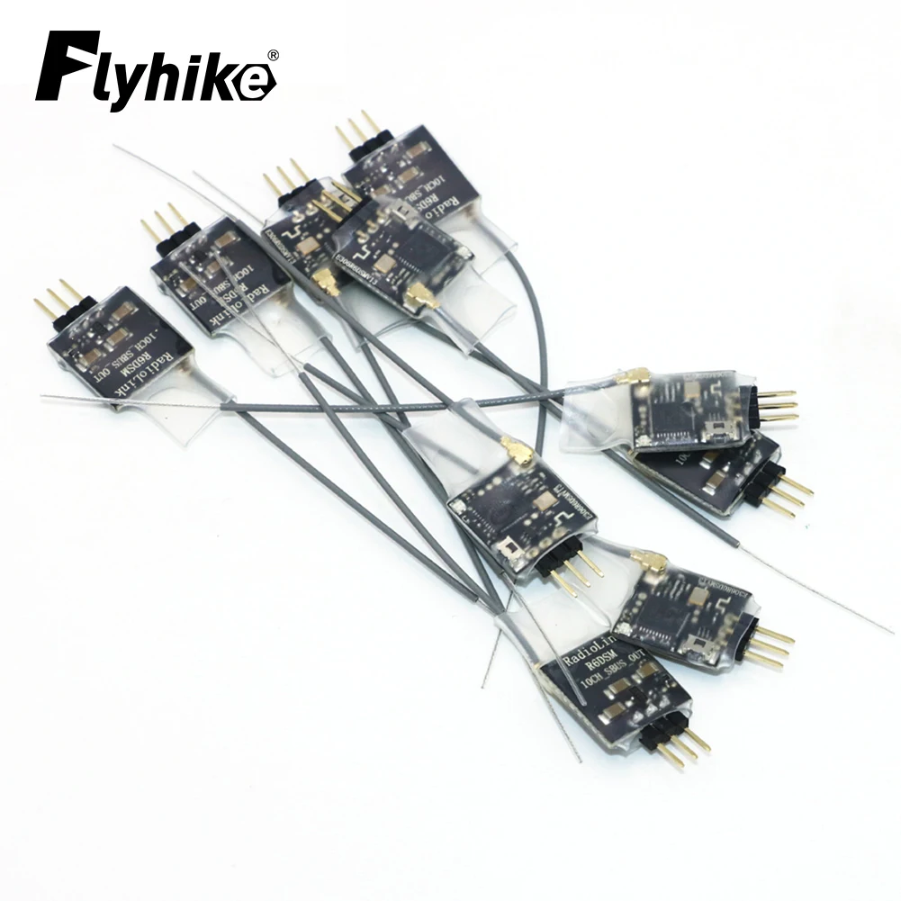 Radiolink R6DSM 2.4G 10 channels Receiver DSSS FHSS Spread Spectrum for Radiolink Transmitters AT9 AT9S AT10 AT10II