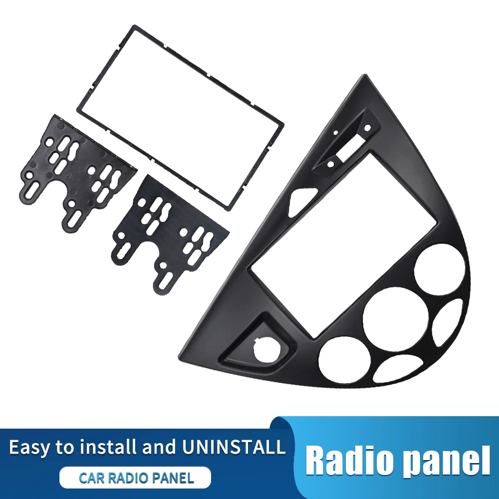 Car Dashboard Bezel 2 Din Stereo DVD Panel Installation Finishing KJit Suitable for Ford Focus Carnival dashboard cover panel