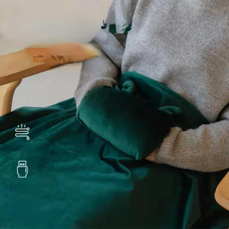 

Портативное электрическое одеяло, подогреватель для ног, офисный теплоотвод, моющееся одеяло с климатическим контролем для уютного нагрева