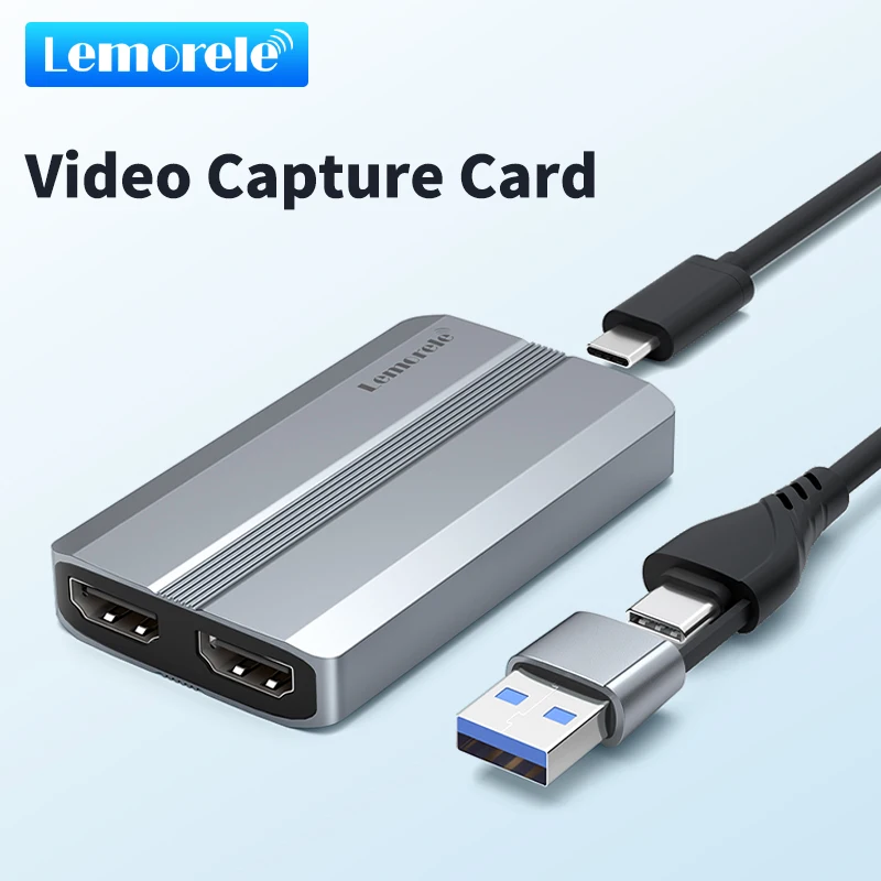 Lemorele AC06 ビデオキャプチャカード 4k 30Hz ループアウト HDMI to
