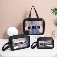 Portable Travel Wash Bag Female Transparent Waterproof Makeup Storage Pouch Large Capacity Cosmetic Organizer Beauty Women Case 1