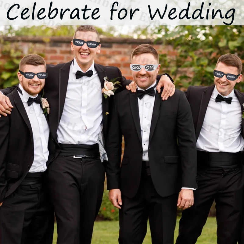 Wedding Sunglasses with Pens Customizable Party Sunglasses Retro Rectangle Bachelorette Birthday Decor 12-100Pcs