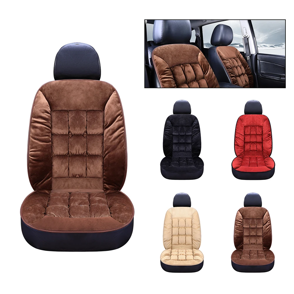 Universal Car Seat Cushion/Cover Plush Thickened Warm Breathable  Comfortable Office Home Cushion Cover Auto Driver Seat Cover - AliExpress