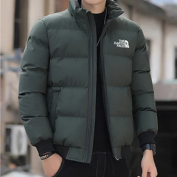 2024Men's Winter Jacket and Coat Cotton  New Men's Windproof Thick Warm European Size XS-5XL 1