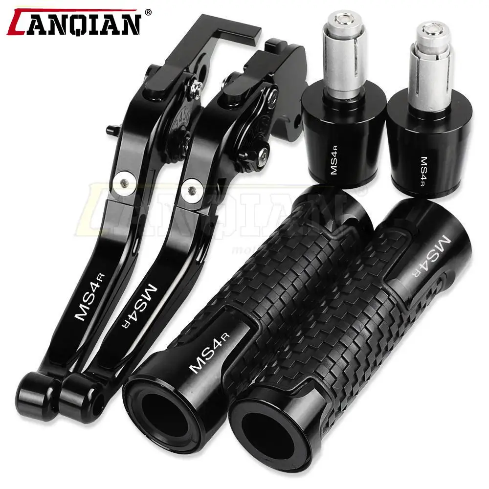 

MS4 R Motorcycle Aluminum Adjustable Brake Clutch Levers Handlebar Hand Grips Ends For DUCATI MS4R 2001 2002 2003 2004 2005 2006