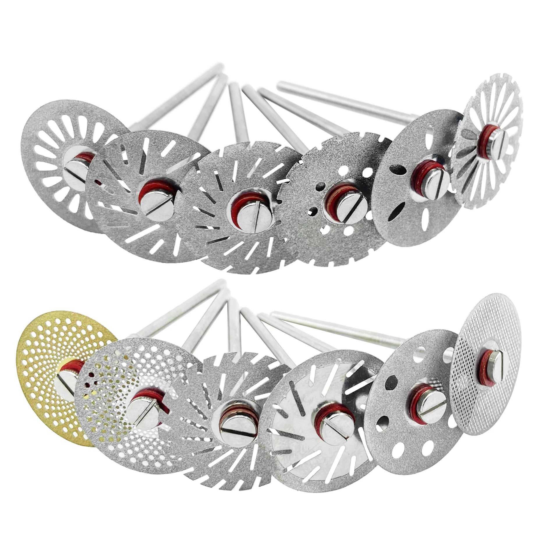 5 個歯科ダイヤモンドディスクディスク 0.25 ミリメートル超薄型両面