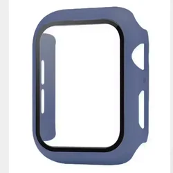 Apple Watch Series 10 Tempered Glass Screen Protector with Matte Hard Case Bumper - Series 10 42mm (Purple20)