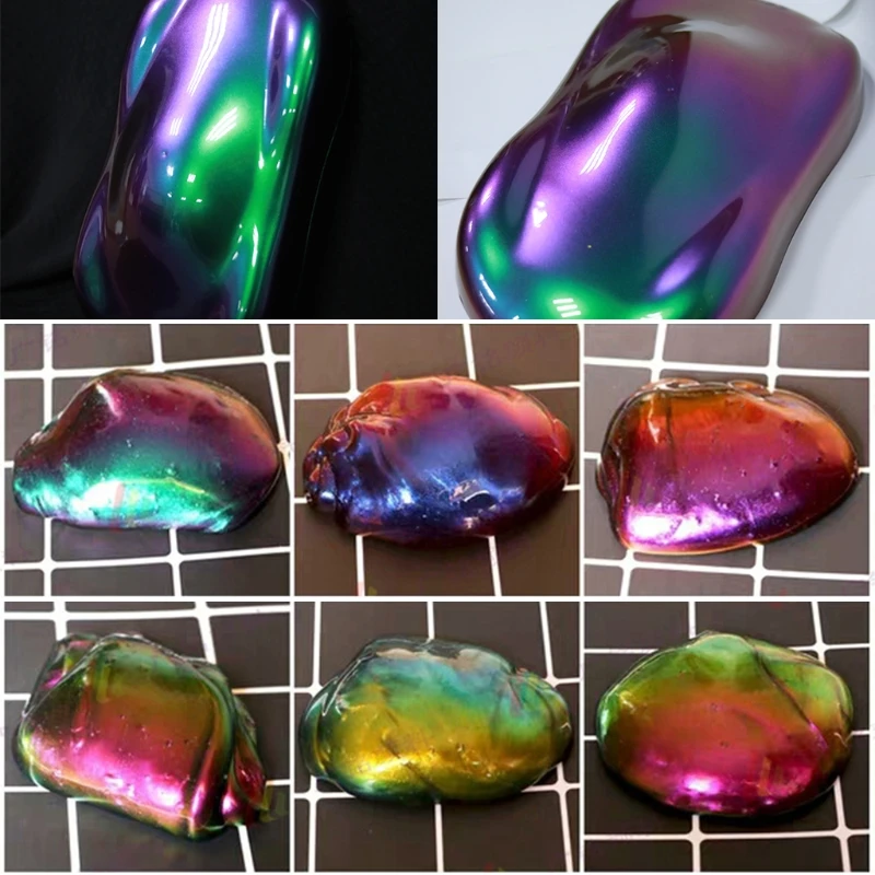 Color Shifting Changing Powder Glitter Metallic Paint Dry Pigment for Epoxy Resin Craft DIY Jewelry Making Toning
