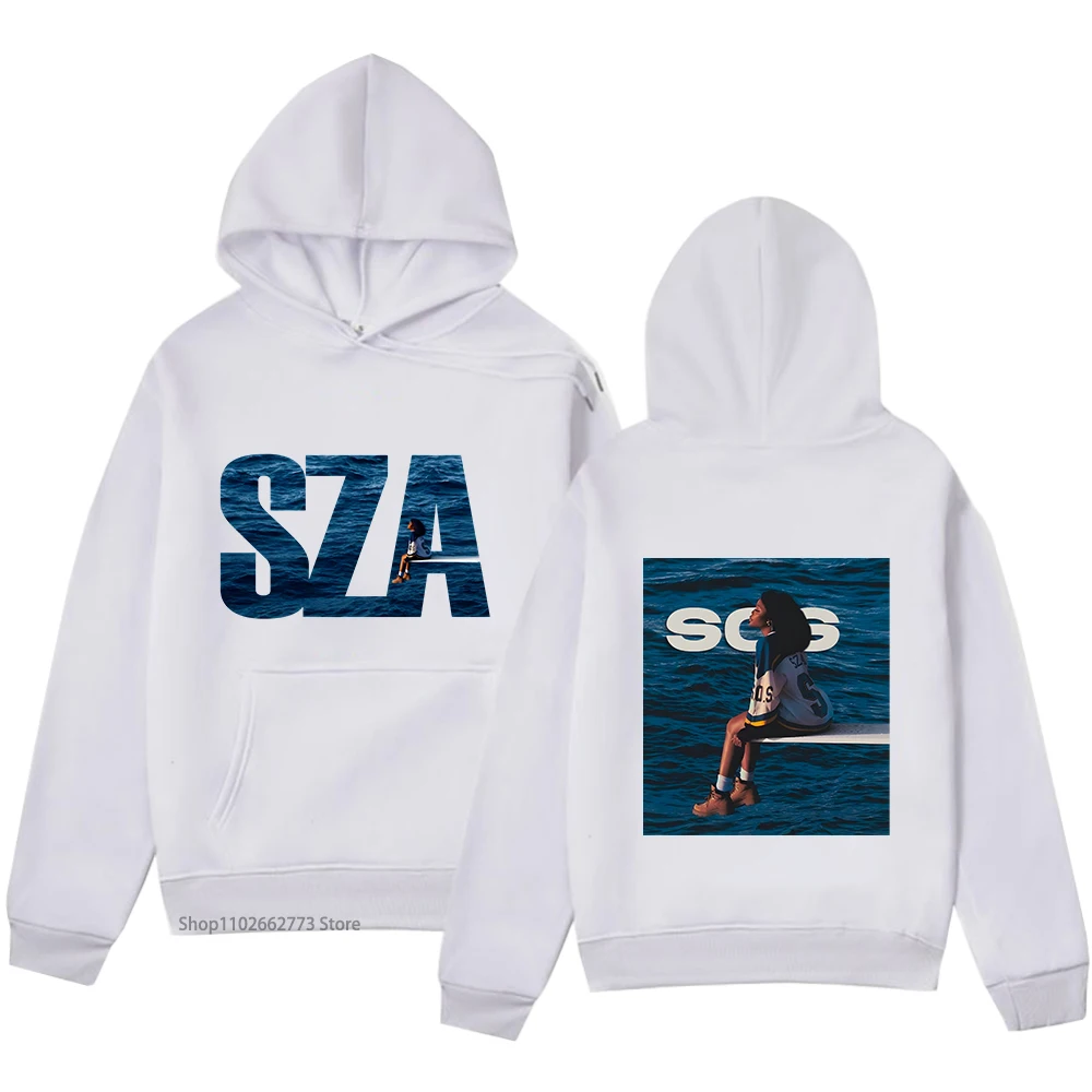 

SZA SOS Hoodies Hot Hip Hop Graphic Anime Sweatshirts for Women Fashion Manga Pullover Cute Cartoon Clothes Men/women Top Y2k