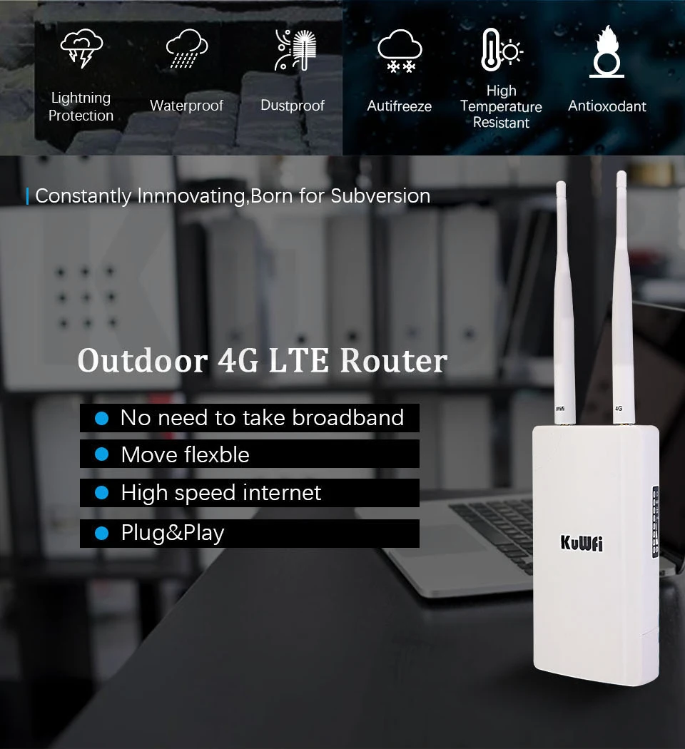 câmera IP, para todos os climas, 4G,