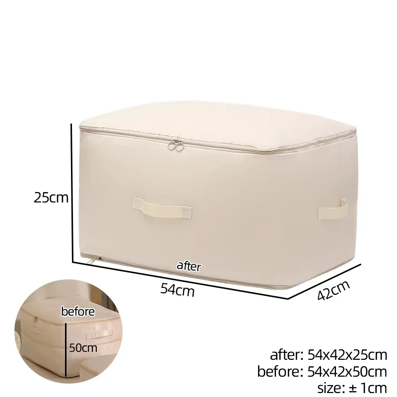 Space-Saving Compression Bag for Quilts, Clothes, and Linens - Ideal for Wardrobe and Travel Storage