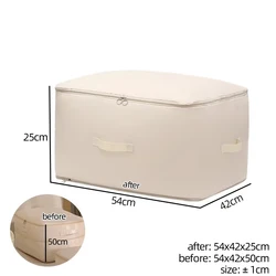 Space - Saving Compression Bag for Quilts, Clothes, and Linens - Ideal for Wardrobe and Travel Storage (Large)