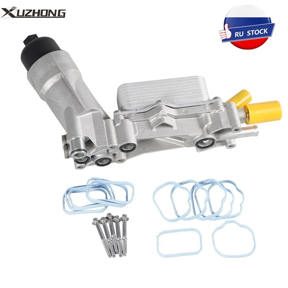 Oil Filter Adapter Housing Engine For Jeep Dodge Chrysler Ram 3.6l V6 Oil Cooler Kits 68105583ae