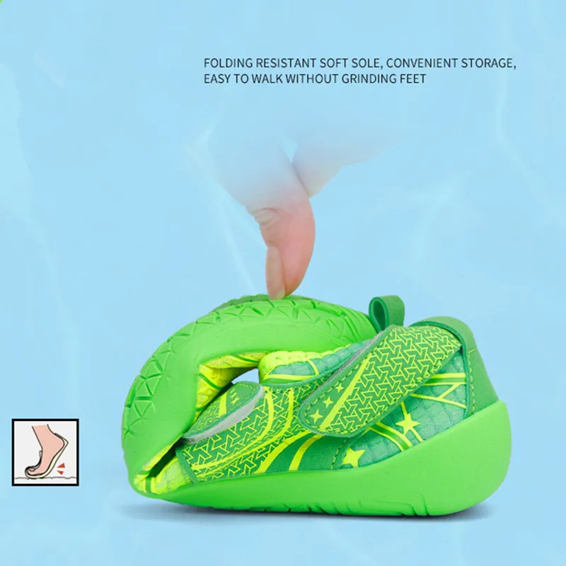Non Slip Boy Girl Quick-Dry Aqua Shoe Children Surfing Comfortable Beach Barefoot Water Shoe Breathable Upstream Wading
