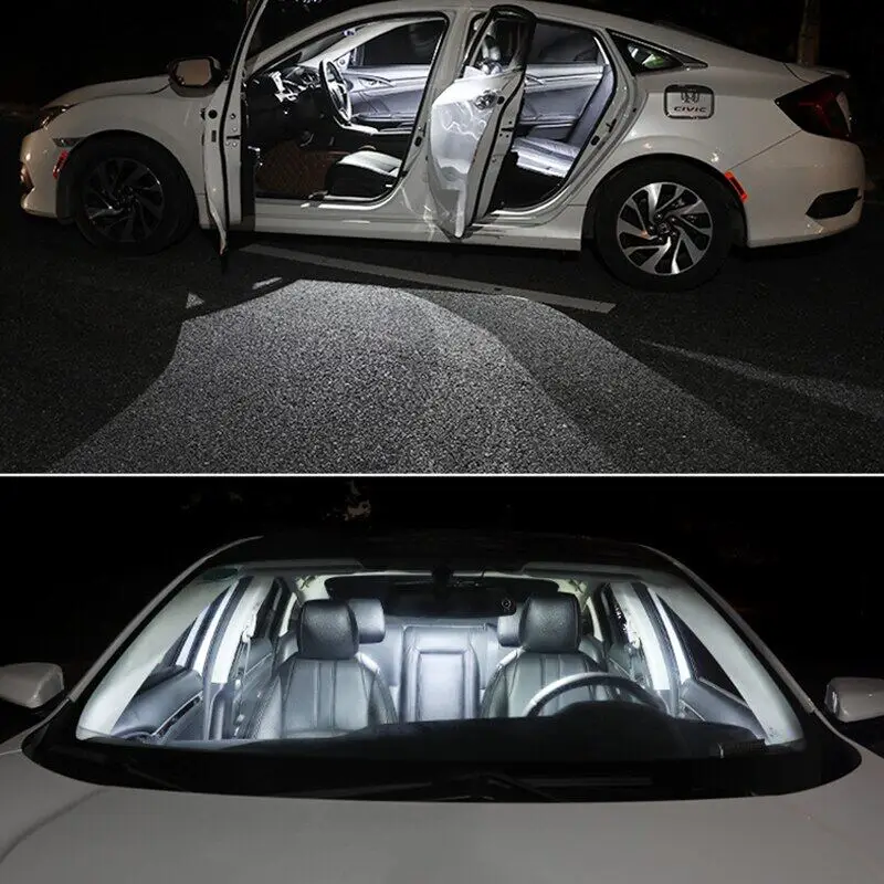 10 PCS C10W C5W ���� 31mm 36mm 39mm 41mm LED ���� Canbus 12V 7000K ��� �ڵ��� ���׸��� �� ���� ��ȣ�� Ʈ��ũ ����