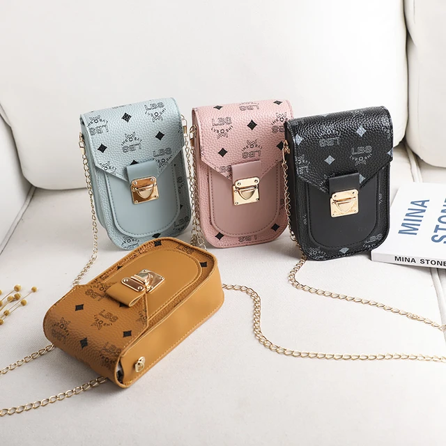 Letter Print Crossbody Bag Mini Pu Leather Square Purse Womens Daily  Shoulder Phone Bag, Save More With Clearance Deals