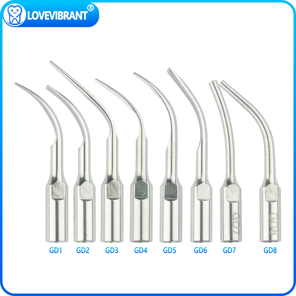 

Dental Ultrasonic Scaler Scaling Tips GD Series For SATELEC DTE Scaler Handpiece Dentistry Products Dental Tools teeth whitening