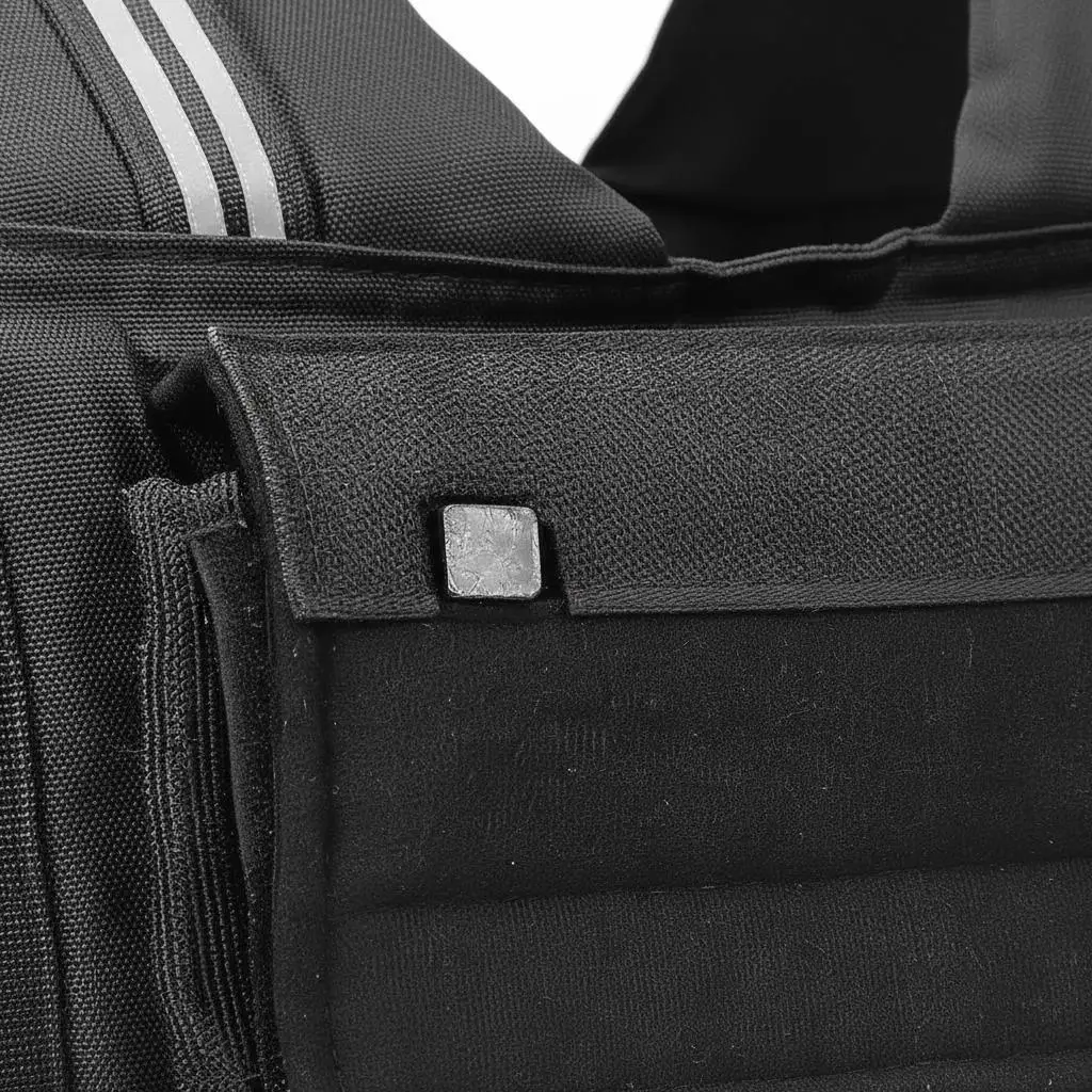 Verstellbare Gewichtsweste 15,85 kg mit 16 Eisenblöcken, Schulterpolster und reflektierender Streifen, für Krafttraining, Laufen und Joggen – Detail 3