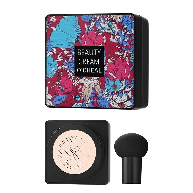 Magic Foundation Mushroom Head Air Cushion CC Cream Waterproof Brighten Foundation Cream Women Base Makeup Face Korean Cosmetics cc cream