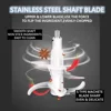 Meat Grinder 2L Stainless Steel Electrical Food Processor Blender Mixer Machine  Kitchen Fruits Garlic Nuts, EU Plug Blender 5