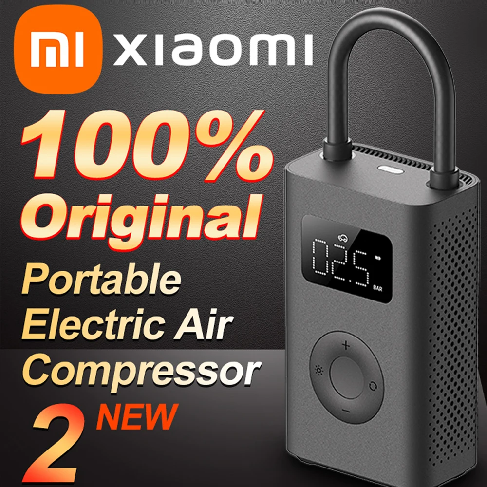 Xiaomi Portable Electric Air Compressor 2 Mini Air Pump 150PSI