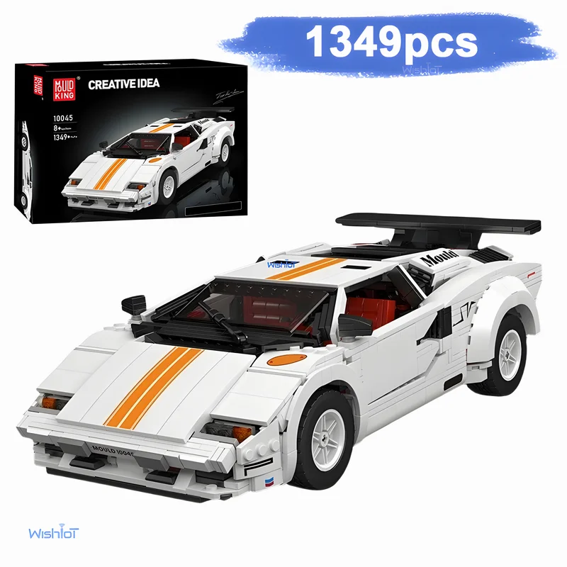 Mould King 10045 - Set De Bloques De Construcción De Superdeportivo Con 1349 Piezas, Modelo Técnico Estático De 33.8 Cm, Regalo Ideal Para Adultos Y Adolescentes De 14+ Años