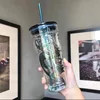 Mermaid straw cup