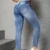 Women Jeans Pencil Pants Casual Skinny Spliced Hole Sheath Denim Pants Pockets Solid Slim Fit Streetwear Lady Autumn Winter 2025