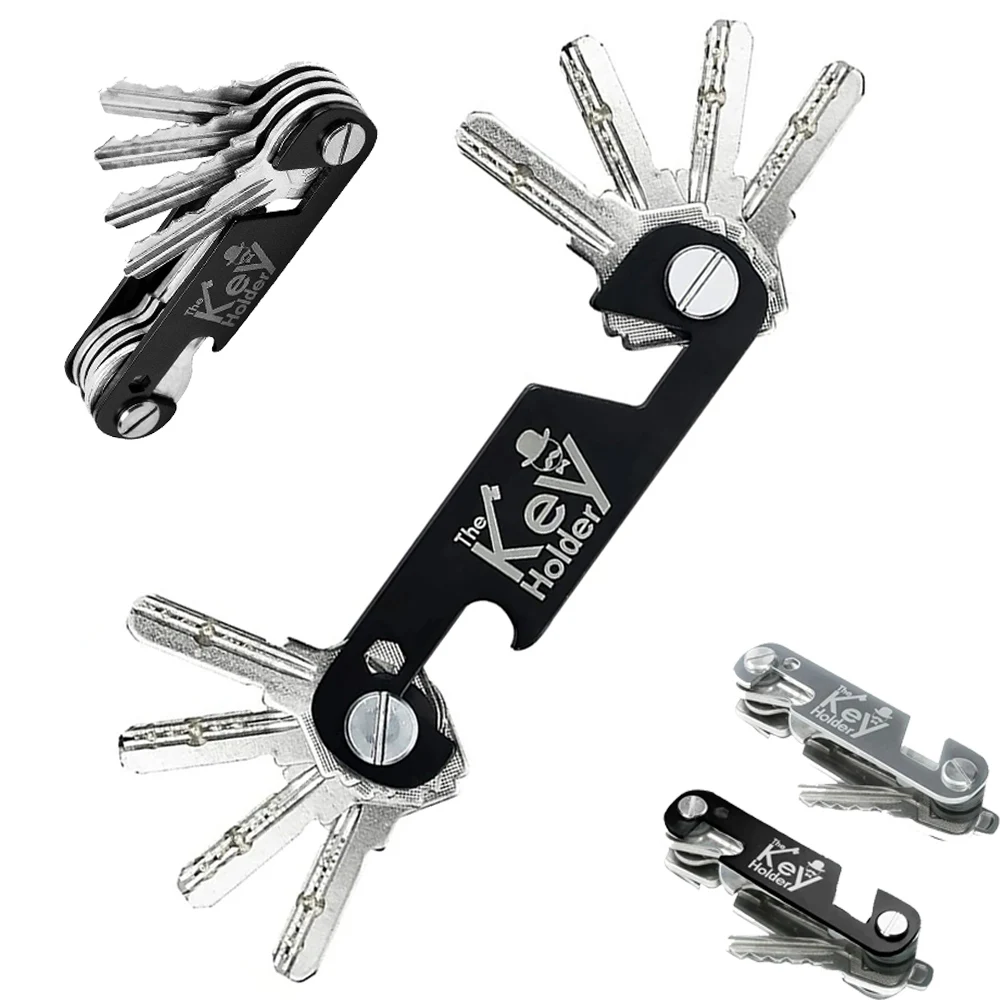 Men's Fashionable Compact Key Holder and Organizer - Stylish Business Gift