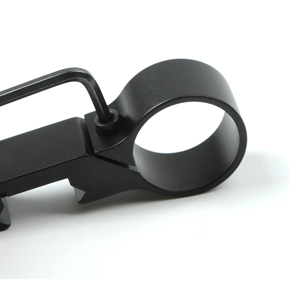 Flashlight Mount 1" Offset Ring Flashlight Light Laser Side Mount Adapter Hunting Rifle Scope 20mm Weaver Picatinny Rail Mount