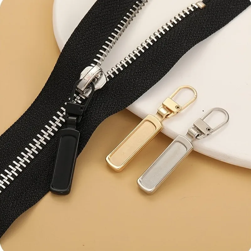 6Pcs/4pcs Multi-function zipper head pull tab can be detachable and repair down jacket, bag, shoes small holes