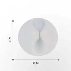 Silicone Self-Adhesive Cable Organizer and Cord Holder (White)