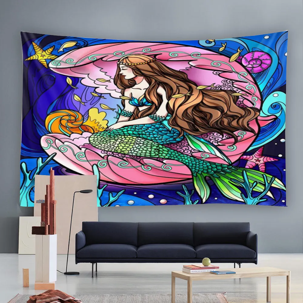 Tapestry Decor Magic Chakra Wall Hanging Tapestry Boho Art Deco Blanket Curtain Bedroom Living Room Decor