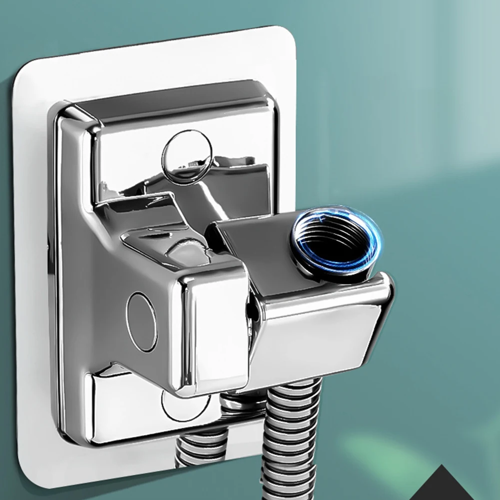 Description Picture 5 of itemShowerhead Wall Mount Bracket 360° Adjustable Plating Shower Rail Head Holder Handheld Sprayer Fixed Base for Home Bathroom