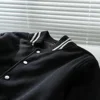 Baseball Uniform Luxury Genuine Leather Jacket Wool Coat Same Style For Men And Women Short Jacket Fashion Couple 4