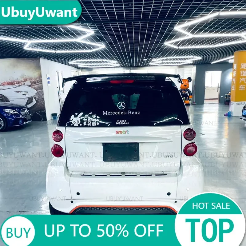 Per Il 451 Mercedes Smart Fortwo 451 Abs Auto Ala Posteriore Per Il 451 Materiale Abs Di Alta Qualità Auto Ala Posteriore Primer Colore Spoiler Poster