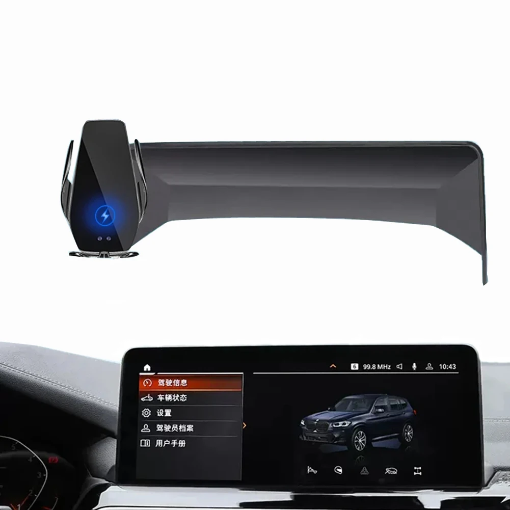 

Car Phone Holder for BMW X3 X4 ix3 2018-2022 Screen Navigation Bracket Magnetic New Energy Wireless Charging Rack