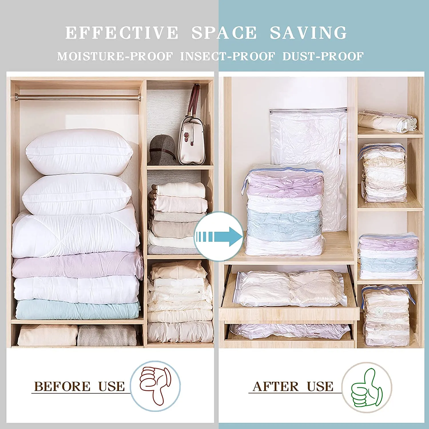 Sac De Compression Corner, Organisateur D'Auto-Compression