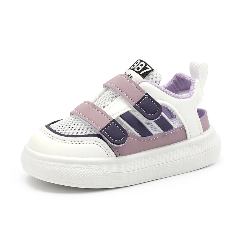 어린이 여름 스포츠 샌들, 아기 시원한 비치 샌들, 소년 소녀 통기성 할로우 러닝화, 어린이 여름 신발