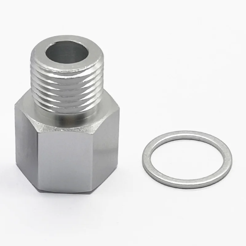 M16X1.5 Female To 1/4 NPT Male Aluminum New Oil Pressure Sensor Adapter Connector For LS Engine