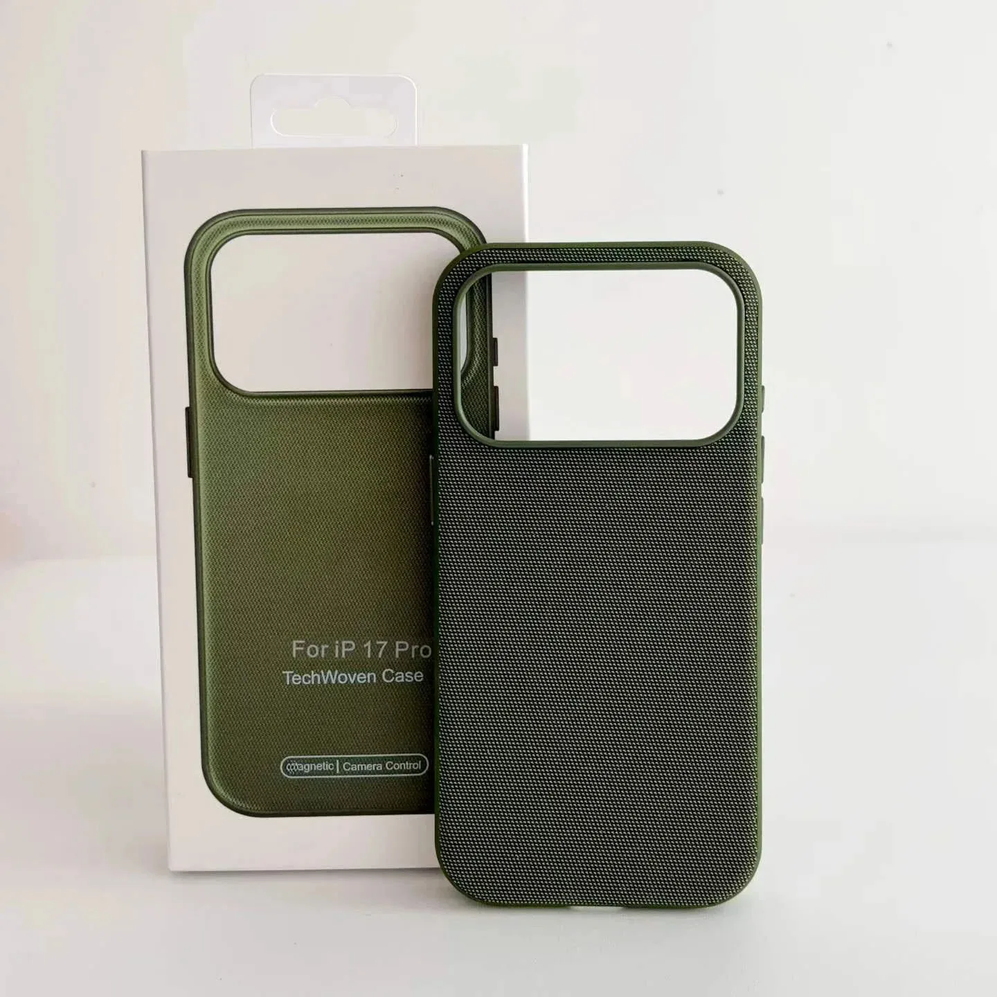 Premium Woven Magnetic Case with Shockproof and Raised Camera Protection