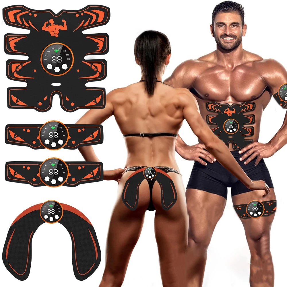 Smart Fitness Butt Lift Trainer - Home Gym Equipment with 8-Pad Massage System