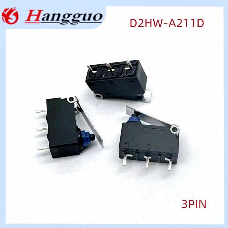 D2HW-A211D versiegelte wasserdichte Staub knopf Touch-Schalter Auto Micro 3-poligen Griff – Detail 1