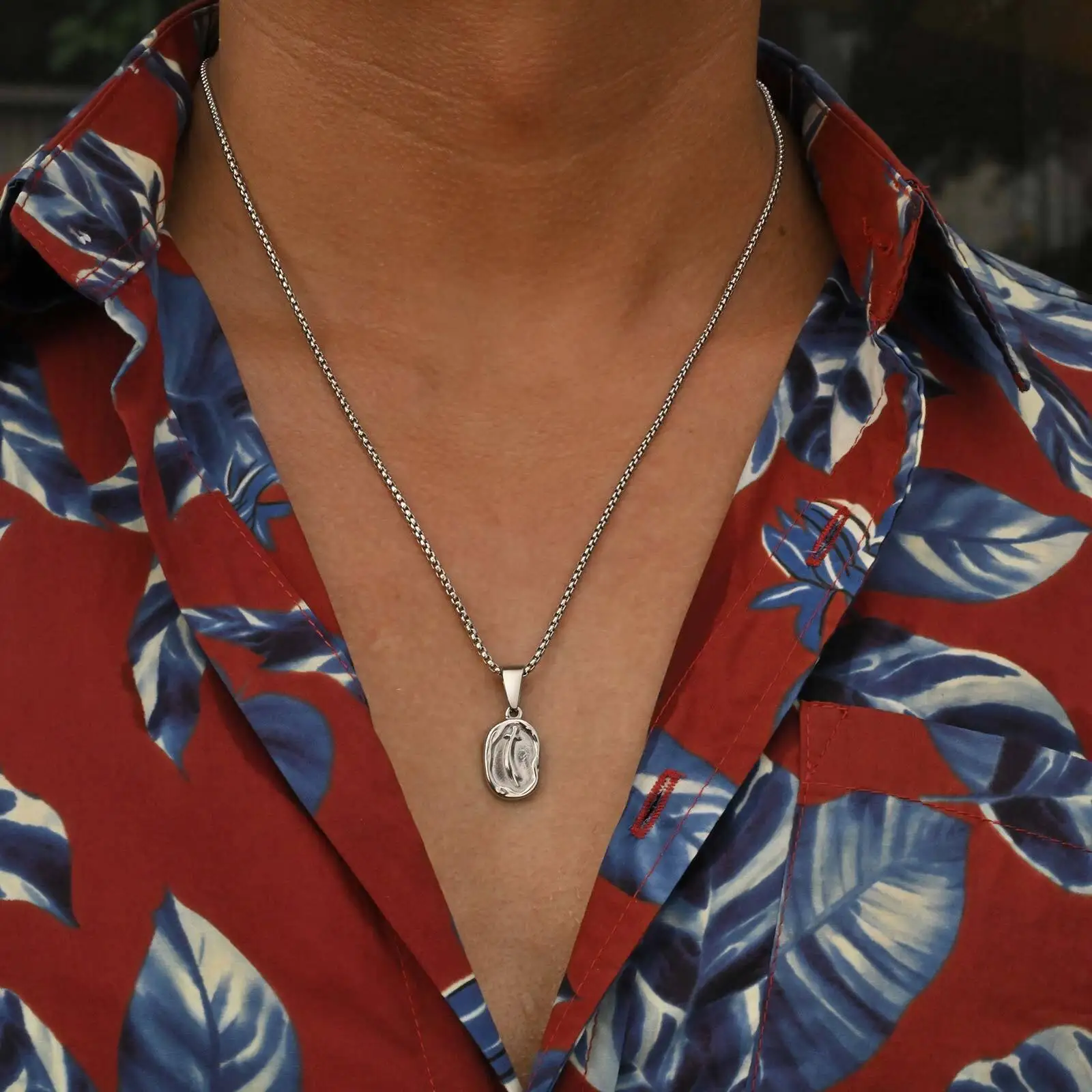 Islamic Imam Ali Zulfiqar Sword Necklace for Men,Stainless Steel Quran Necklace,Talisman Amulet Religious Gift