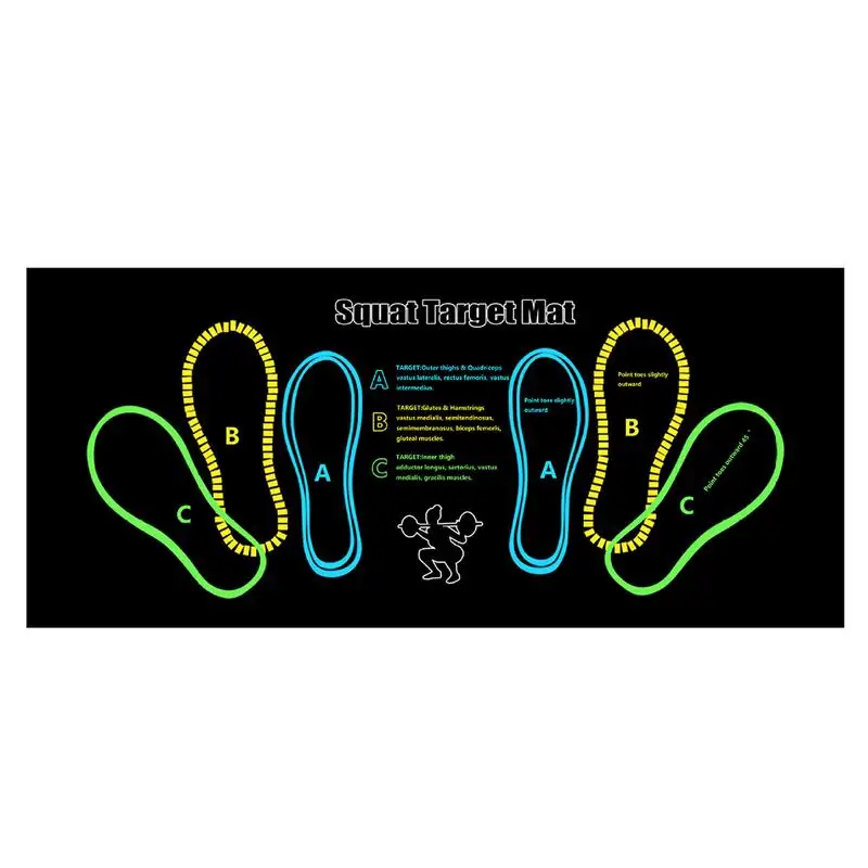 

3 Layered Squat Assist Trainer Yoga Knee Mat Non-slip Stretch Mats Foot Placement Yoga Pad Cushion For Floor Muscle Fitness